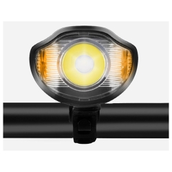 Lampka rowerowa przednia tylna led licznik km klakson dzwonek głośny 3w1
