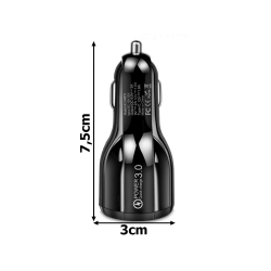 Ładowarka samochodowa do gniazd zapalniczki 2xusb quickcharge 3.0 szybka