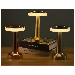 Lampka nocna stołowa dotykowa lampa 3 stopniowa do sypialni bezprzewodowa