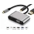 Adapter przejściówka usb-c do hdmi 4k vga hub usb 3.0 usb-c power delivery