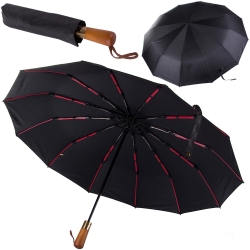 Parasol parasolka składana automat czarny unisex elegancki duży porządny