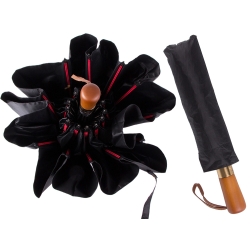 Parasol parasolka składana automat czarny unisex elegancki duży porządny