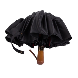 Parasol parasolka składana automat czarny unisex elegancki duży porządny