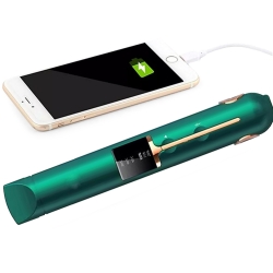 Prostownica do włosów ceramiczna lcd 2w1 regulacja temperatury power bank
