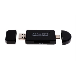 Czytnik kart sd microsd tf usb usb-c micro usb 3w1
