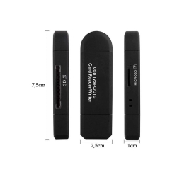 Czytnik kart sd microsd tf usb usb-c micro usb 3w1