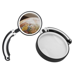 Lupa klasyczna szkło powiększające składana 90mm