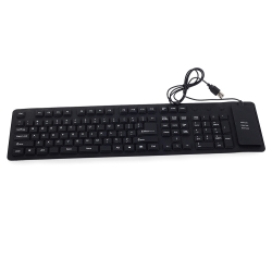 Klawiatura silikonowa gumowa czarna usb numeryczna