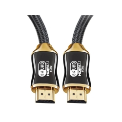 Kabel przewód hdmi 2.1 video ultra high speed 8k 60hz 4k 120hz hq gold 1,5m