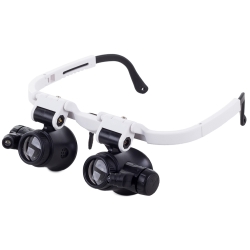 Lupa okulary zegarmistrzowskie naprawa 8x 23x led
