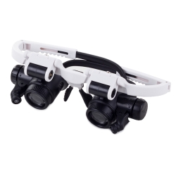 Lupa okulary zegarmistrzowskie naprawa 8x 23x led