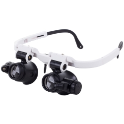 Lupa okulary zegarmistrzowskie naprawa 8x 23x led