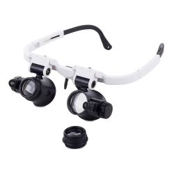 Lupa okulary zegarmistrzowskie naprawa 8x 23x led