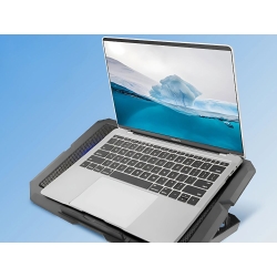 Podkładka podstawka chłodząca pod laptopa led regulowana z portem usb