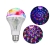 Żarówka led rgb obrotowa e27 kula dyskotekowa