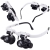 Lupa okulary zegarmistrzowskie naprawa 8x 23x led