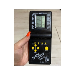 Elektroniczna gra tetris konsola kieszonkowa retro