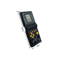 Elektroniczna gra tetris konsola kieszonkowa retro