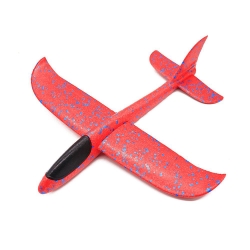 Samolot styropianowy szybowiec rzutka duży z styropianu 47cm czerwony