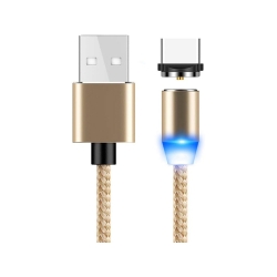Kabel magnetyczny przwód do ładowania 3w1 micro typ-c usb lightning 1m