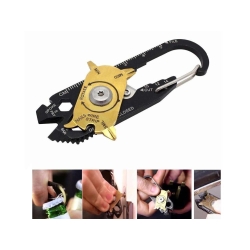 Brelok karabińczyk nóż multitool przeżycia 20w1
