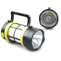 Latarka turystyczna led solarna lampa biwakowa aku