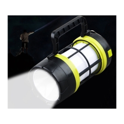 Latarka turystyczna led solarna lampa biwakowa aku