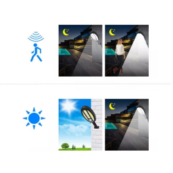 Lampa solarna 95 led z czujnikiem ruchu zmierzchu
