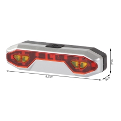 Lampka rowerowa tylna led usb mocna tył do roweru