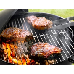 Grill węglowy brykietowy ogrodowy kółka pokrywa okrągły zamykany przenośny