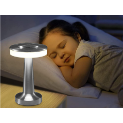 Lampka nocna stołowa dotykowa lampa 3 stopniowa do sypialni bezprzewodowa