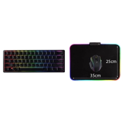 Podświetlana podkłada pod mysz gamingowa led 35x25