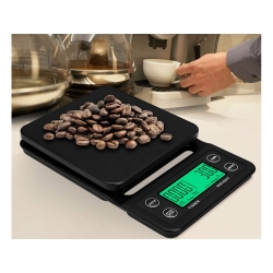 Waga kuchenna do parzenia kawy elektroniczna dokładna stoper tara 5kg 0,1g