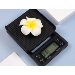 Waga kuchenna do parzenia kawy elektroniczna dokładna stoper tara 5kg 0,1g