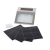 Podświetlany numer domu lampa solarna metalowa led