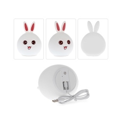 Lampka nocna dla dzieci led królik rgb dotyk
