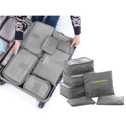 Organizery podróżne do walizki siatki na pranie x6