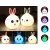 Lampka nocna dla dzieci led królik rgb dotyk