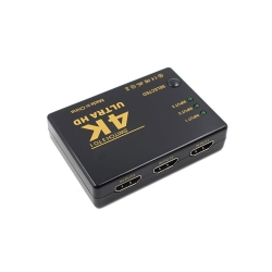Switch rozdzielacz 3x do 1 hdmi 4k uhd + pilot ir