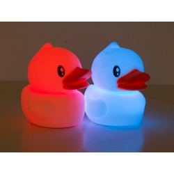 Lampka nocna dla dzieci led kaczka rgb dotyk usb