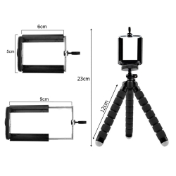 Giętki elastyczny statyw uchwyt na telefon tripod