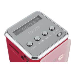 Głośnik bezprzewodowy przenośny mini radio fm led bluetooth mobilny microsd
