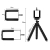 Giętki elastyczny statyw uchwyt na telefon tripod