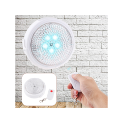 Lampka dotykowa 5 led z pilotem lampa baterie