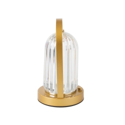 Lampka nocna stołowa kryształ led lampion dotykowa