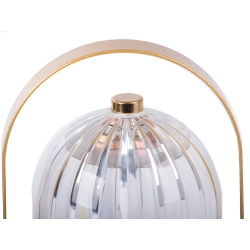 Lampka nocna stołowa kryształ led lampion dotykowa