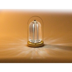 Lampka nocna stołowa kryształ led lampion dotykowa