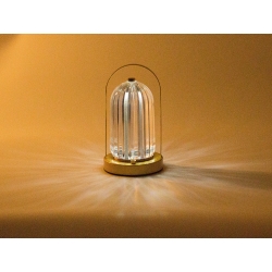 Lampka nocna stołowa kryształ led lampion dotykowa