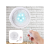 Lampka dotykowa 5 led z pilotem lampa baterie