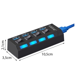Rozgałęźnik rozdzielacz portów hub usb 4x usb 3.0